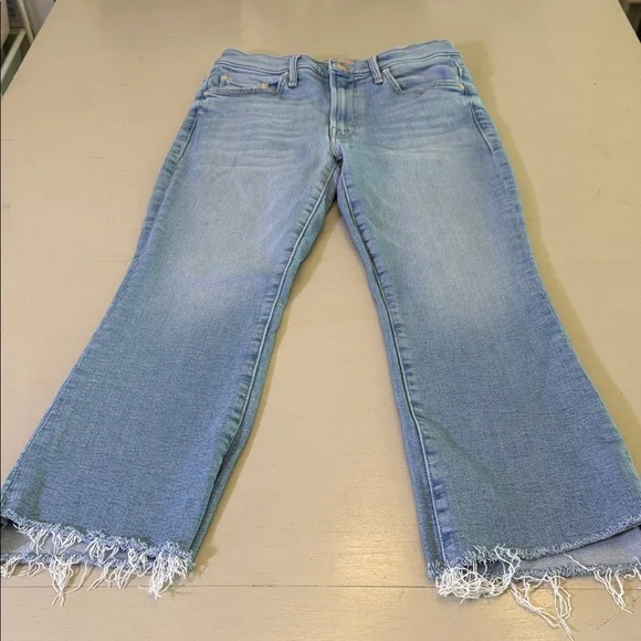 Mother Lil The Insider Crop Step Fray Size 26 Petite Limited Addition